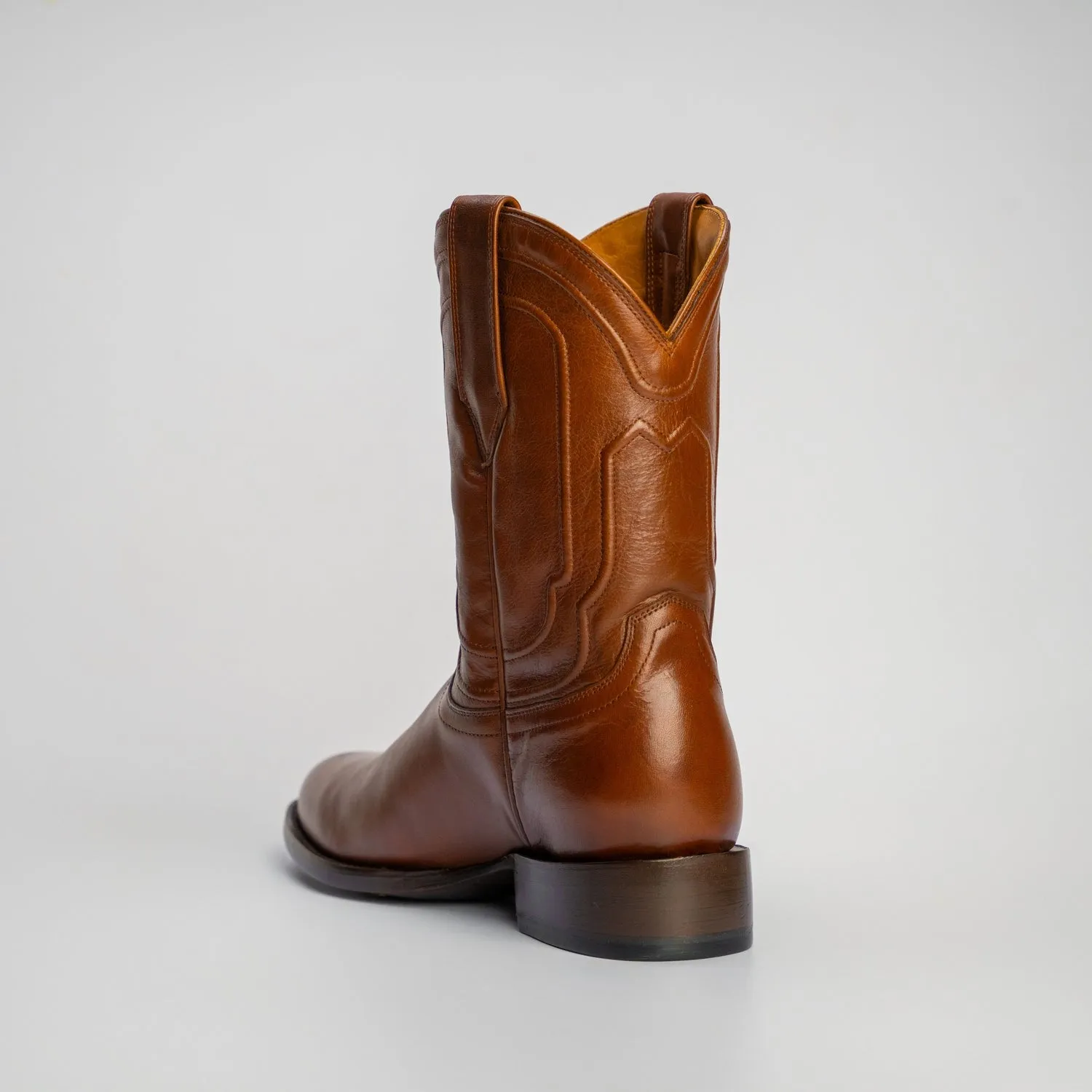 The Pendleton | Men's Roper Boot | Natural Grain Calfskin Leather | Whiskey