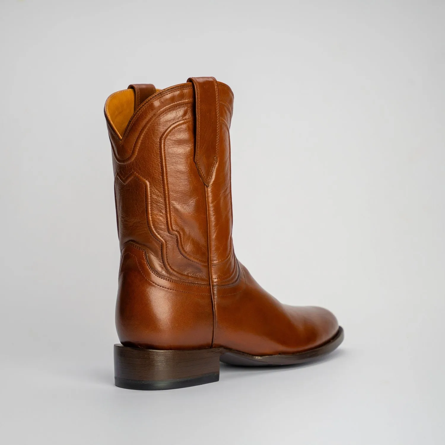 The Pendleton | Men's Roper Boot | Natural Grain Calfskin Leather | Whiskey