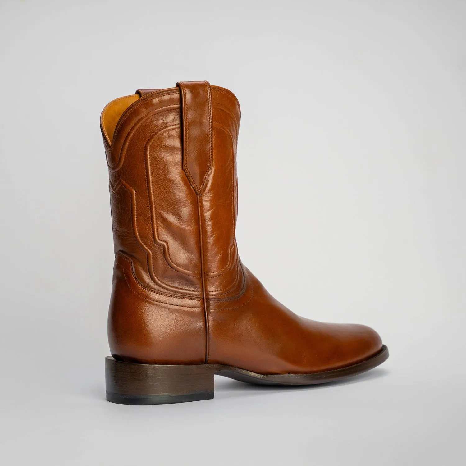 The Pendleton | Men's Roper Boot | Natural Grain Calfskin Leather | Whiskey