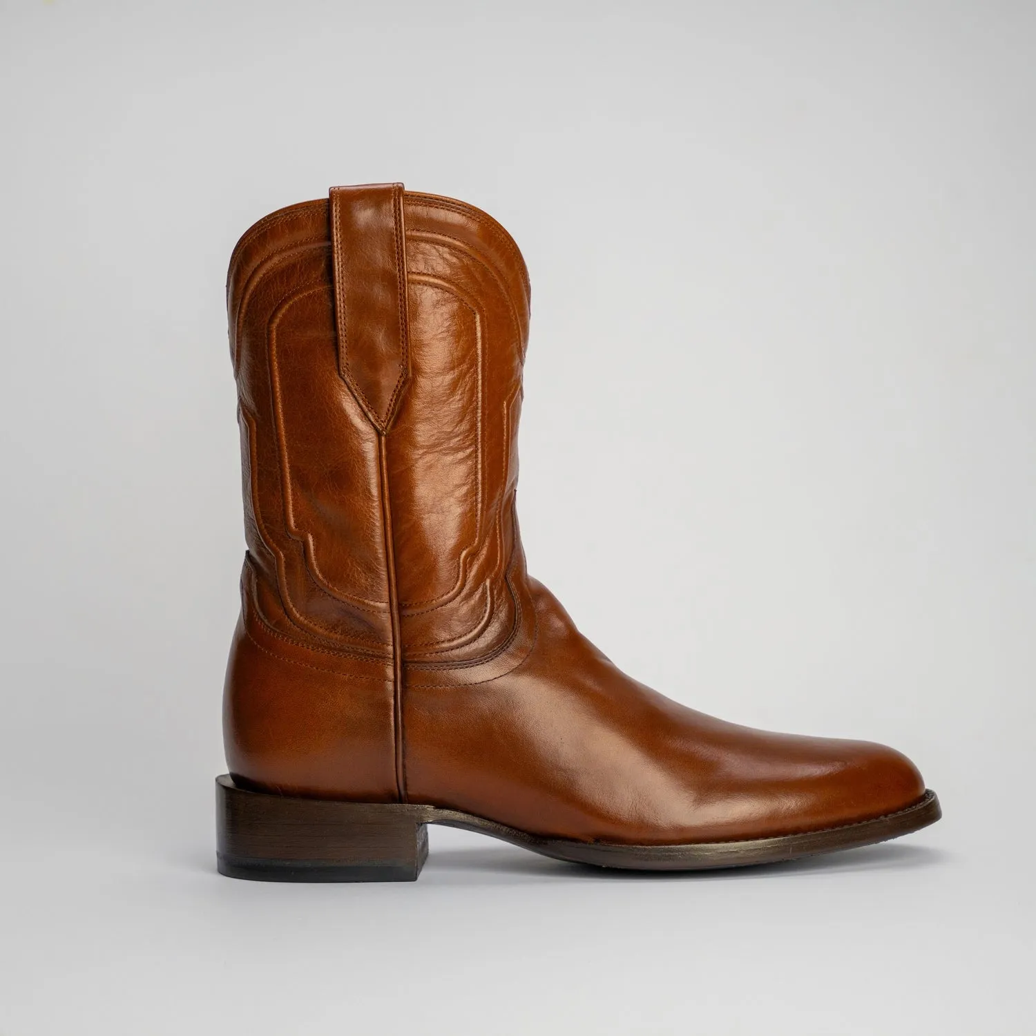 The Pendleton | Men's Roper Boot | Natural Grain Calfskin Leather | Whiskey