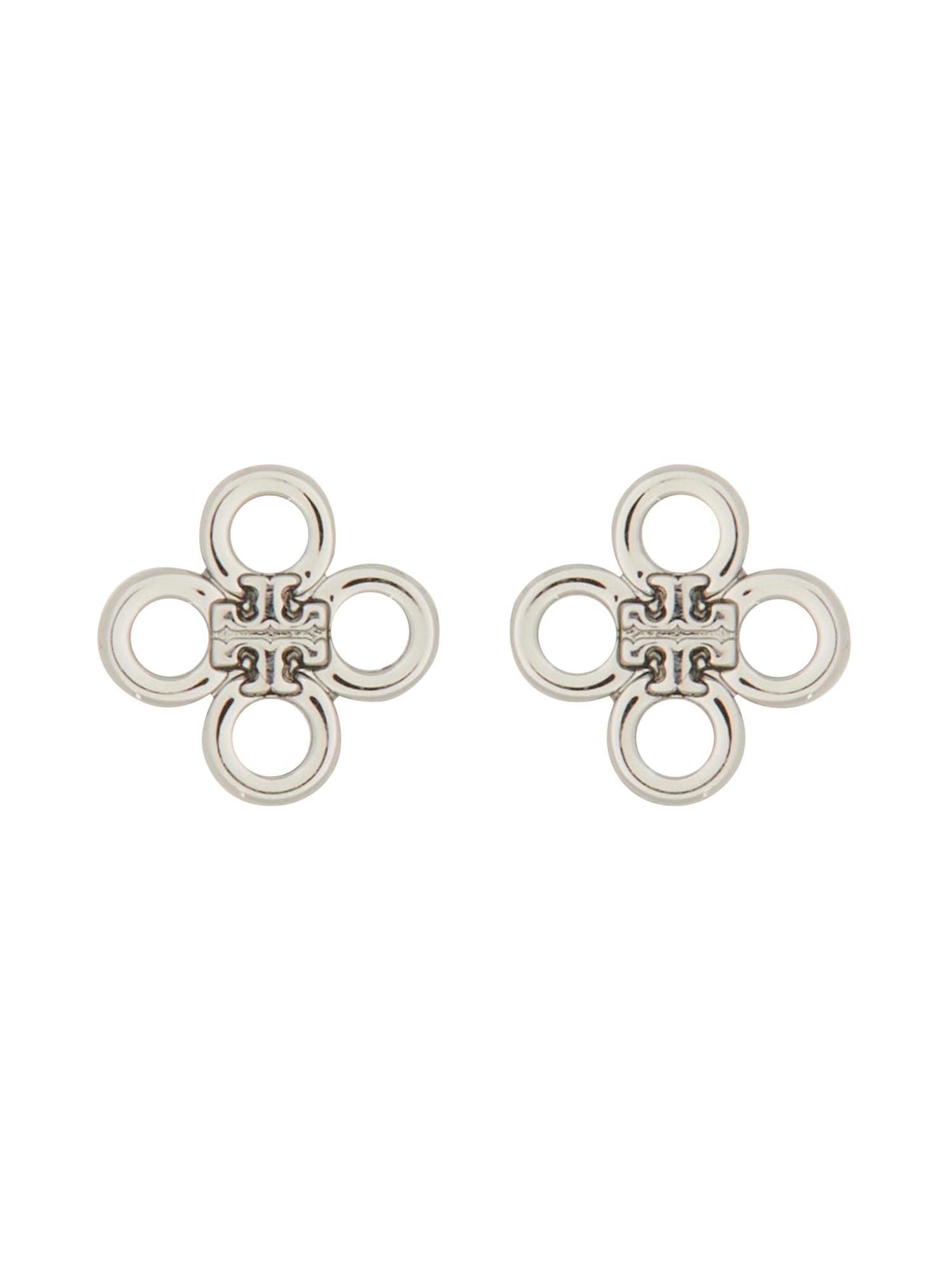 TORY BURCH    KIRA CLOVER SET WITH PAVÉ PENDANT AND STUD EARRINGS