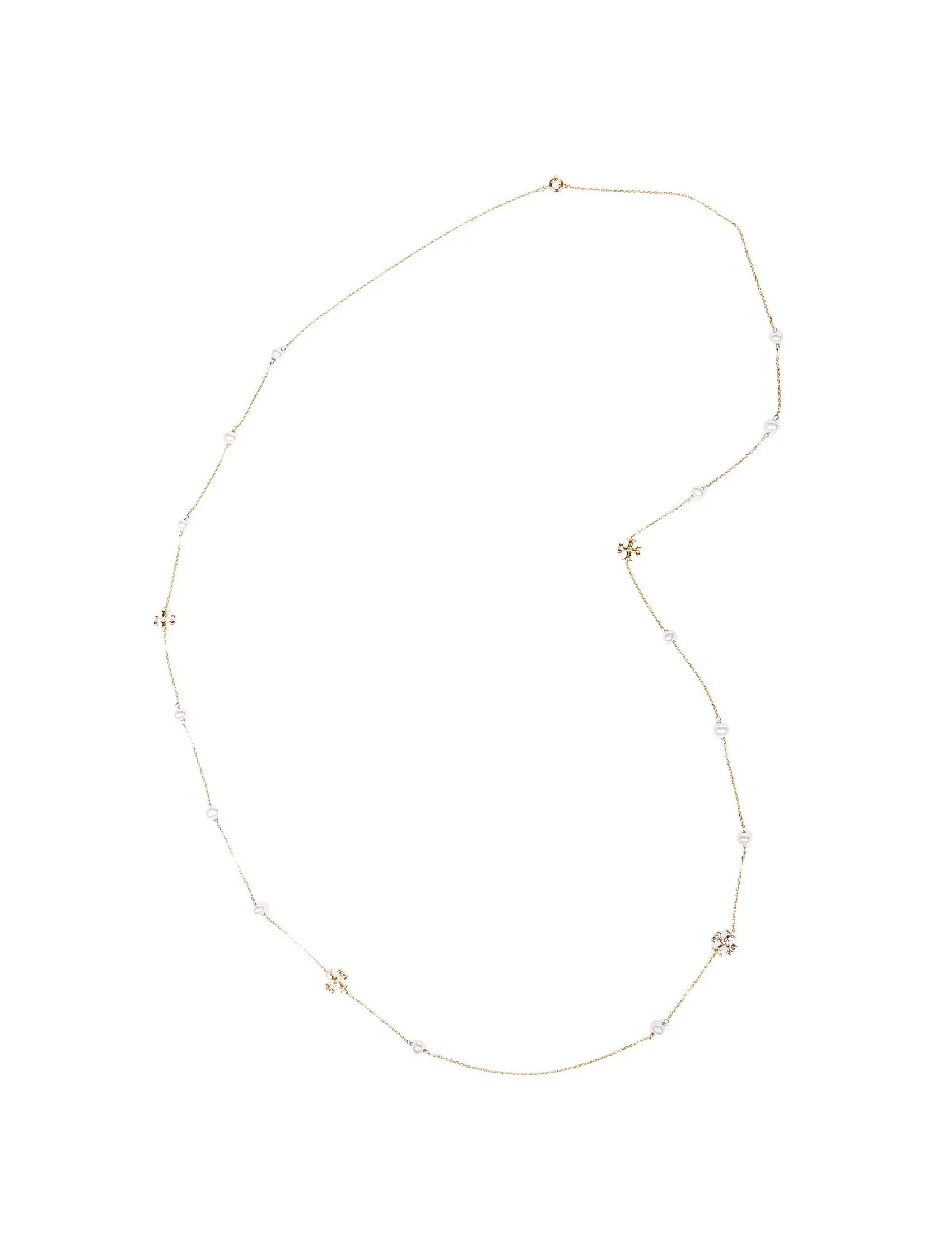 Tory Burch Kira Logo Detailed Necklace