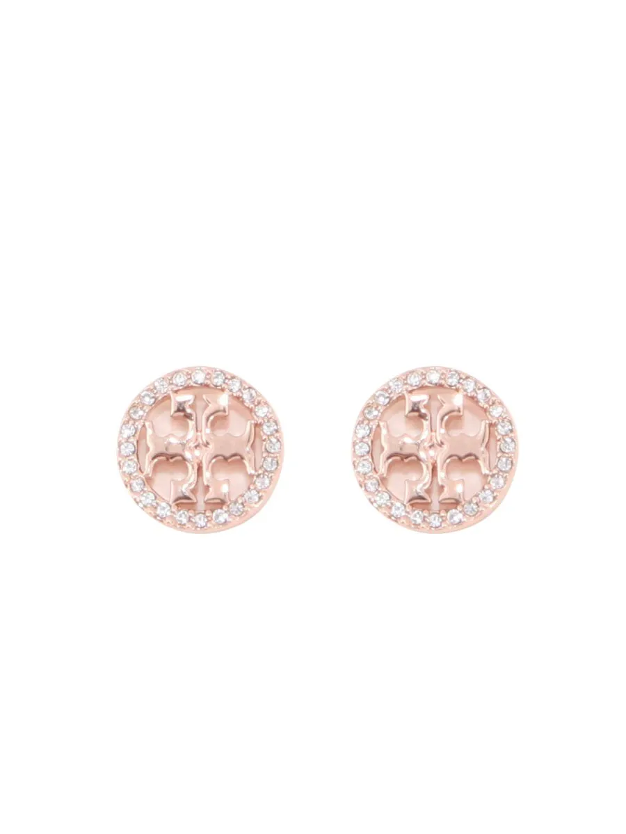 Tory Burch Miller Embellished Stud Earrings