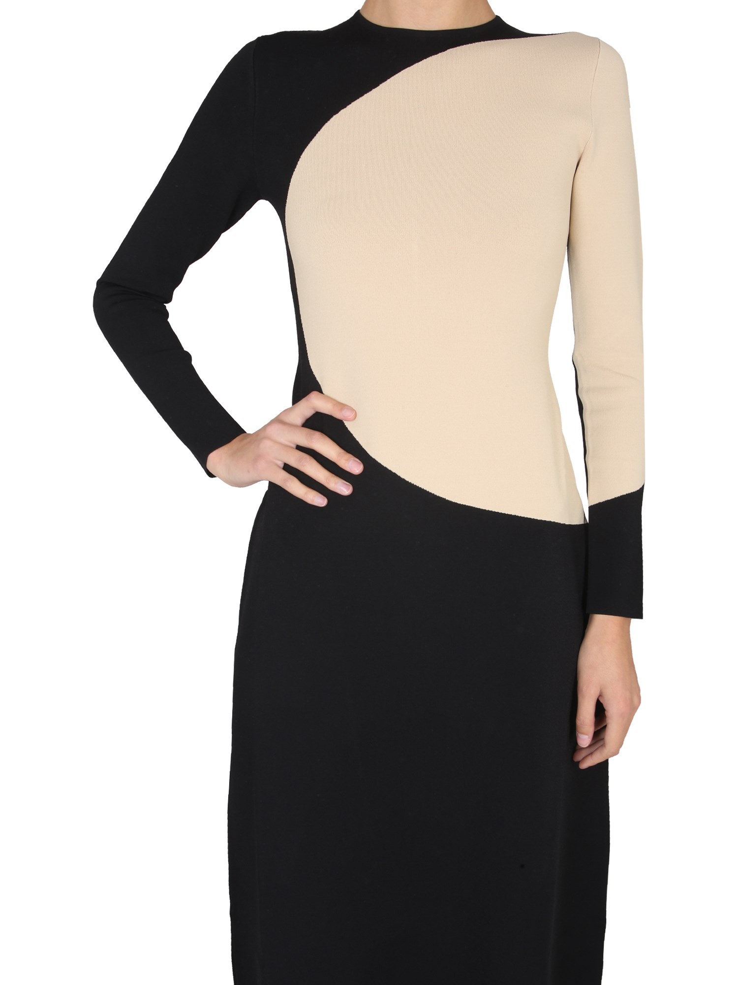 TORY BURCH    VISCOSE COLORBLOCK DRESS