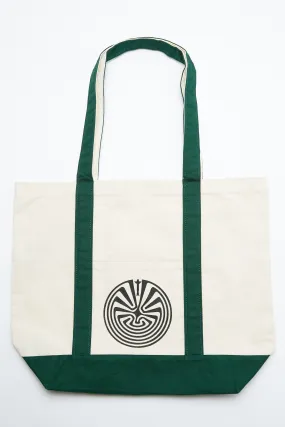 Totem Brand Co. "Totem in the Maze" Carry All Boat Tote Bag - Green