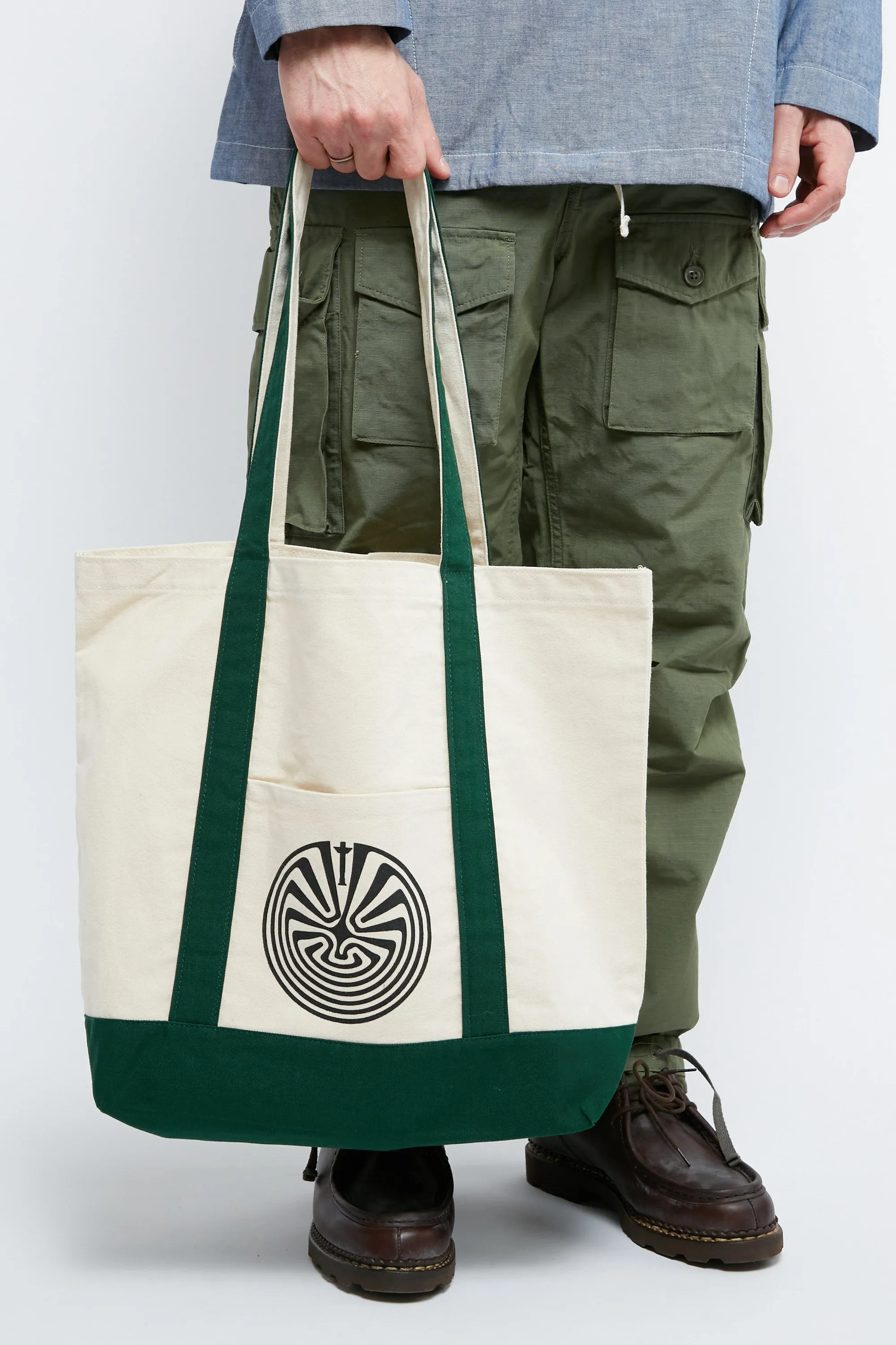 Totem Brand Co. "Totem in the Maze" Carry All Boat Tote Bag - Green