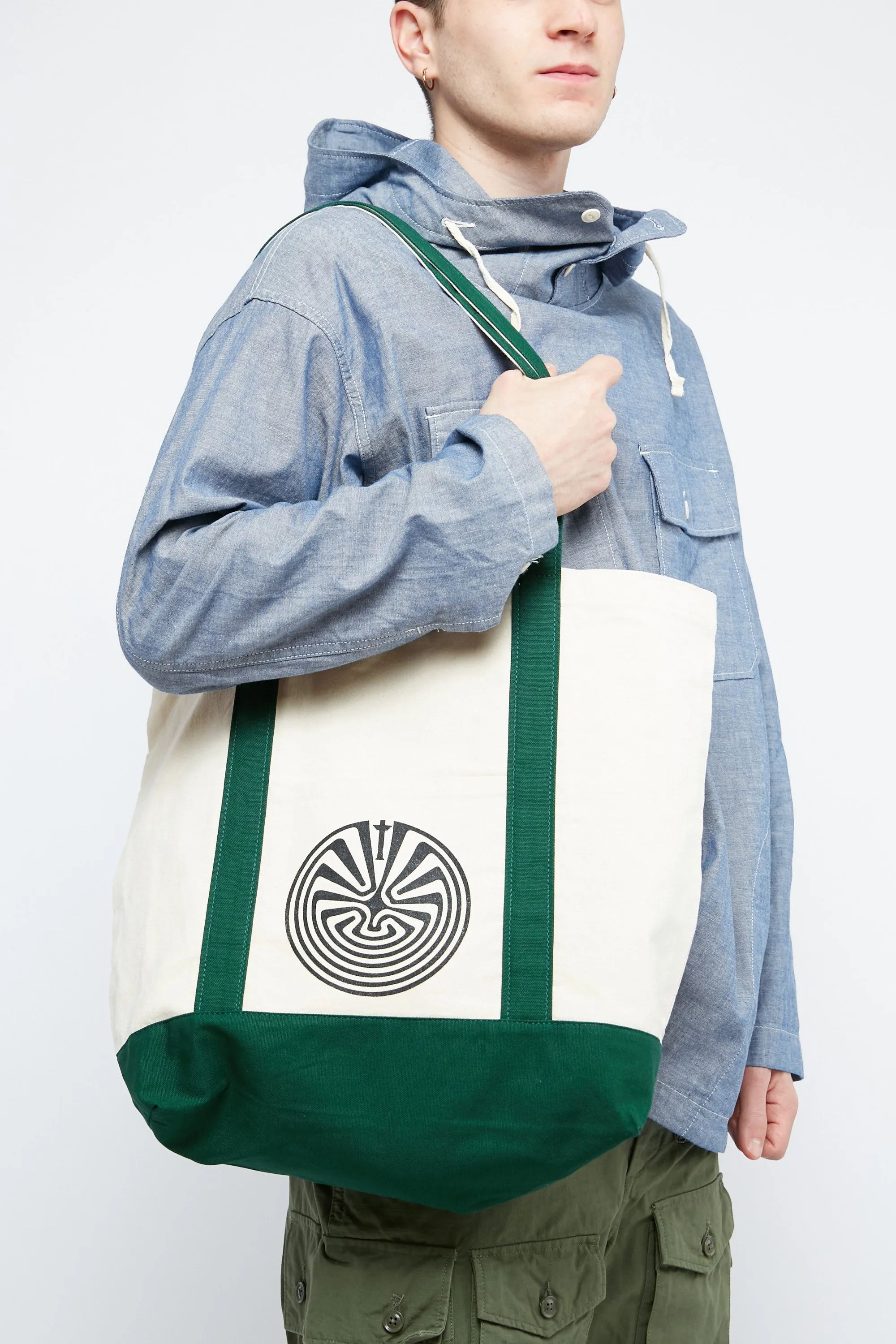 Totem Brand Co. "Totem in the Maze" Carry All Boat Tote Bag - Green