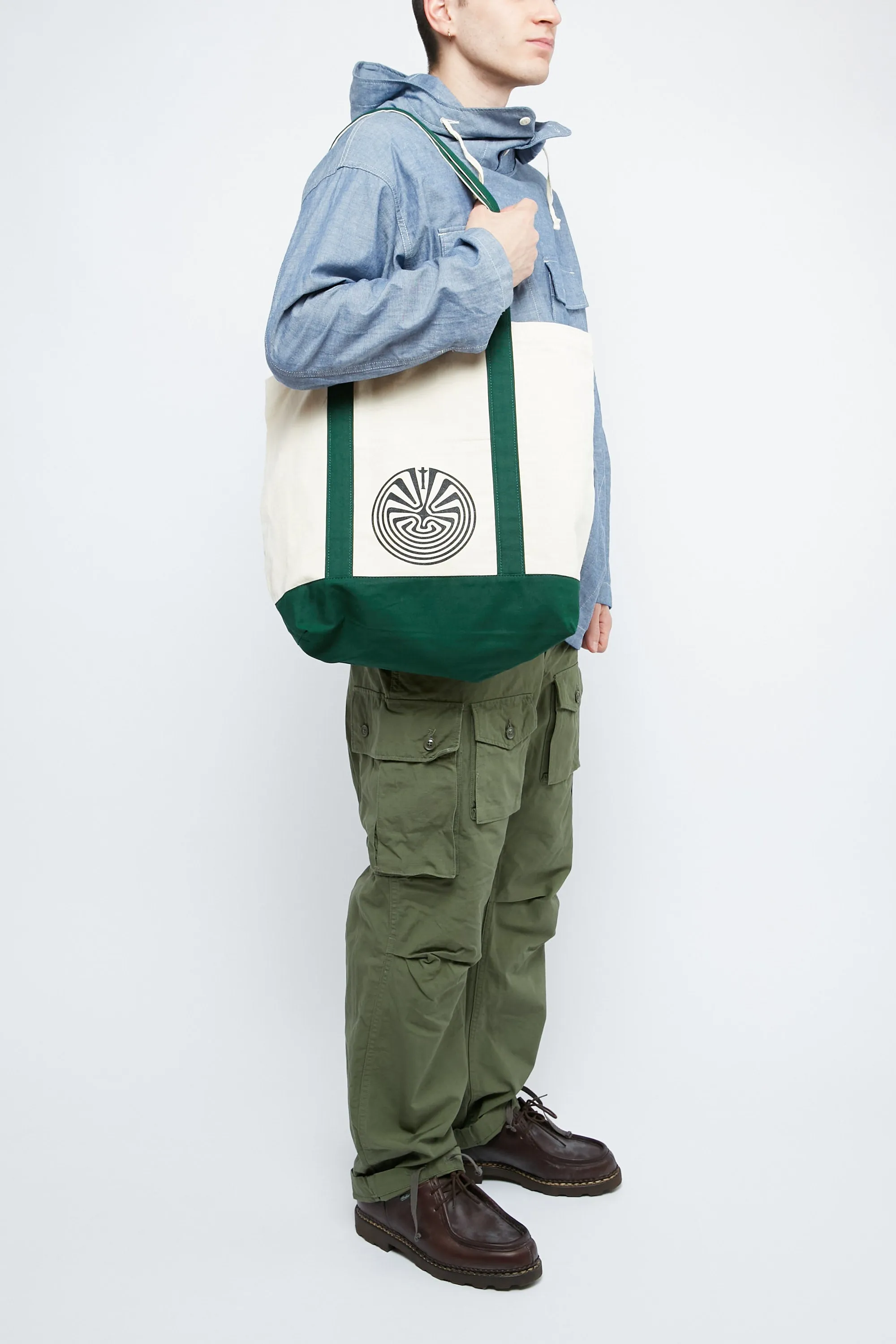 Totem Brand Co. "Totem in the Maze" Carry All Boat Tote Bag - Green