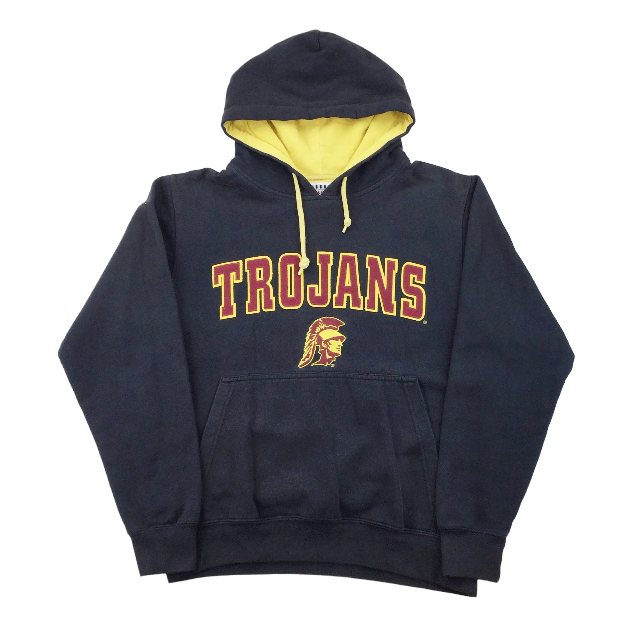 Trojans Spellout 90s Hoodie - Small