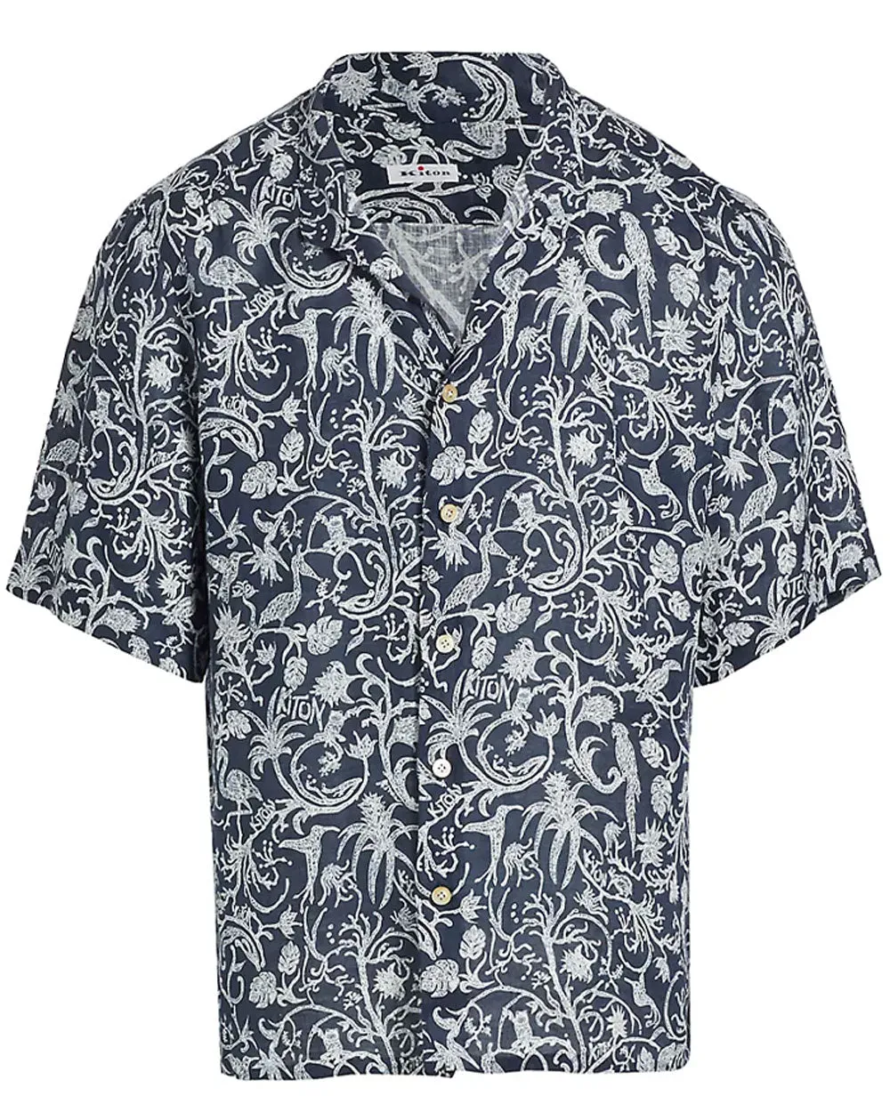 Tropical Navy Sportshirt