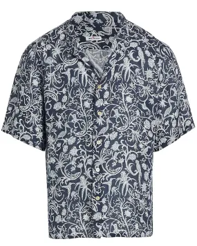 Tropical Navy Sportshirt