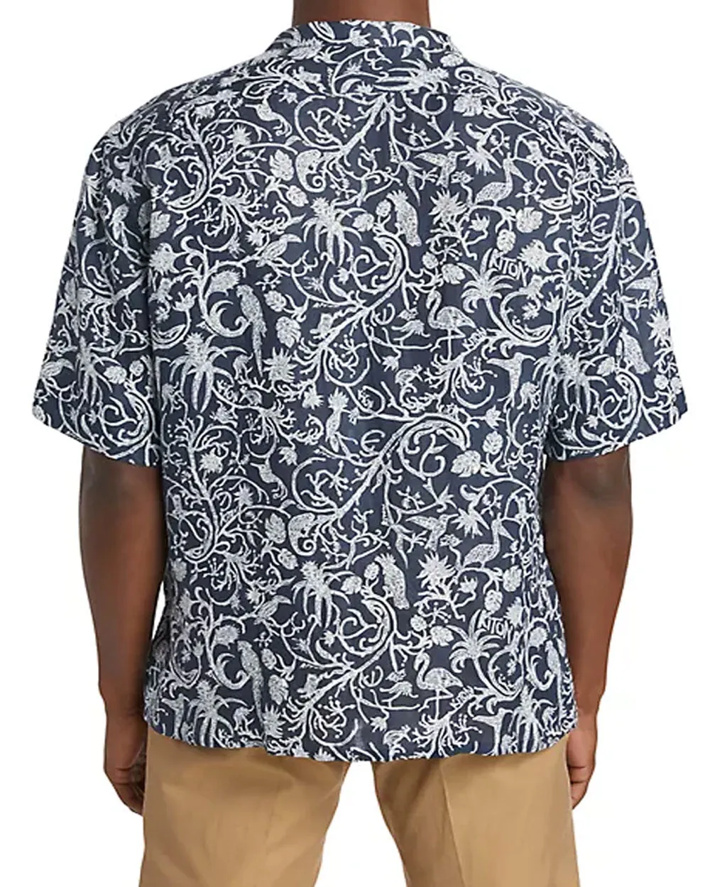 Tropical Navy Sportshirt