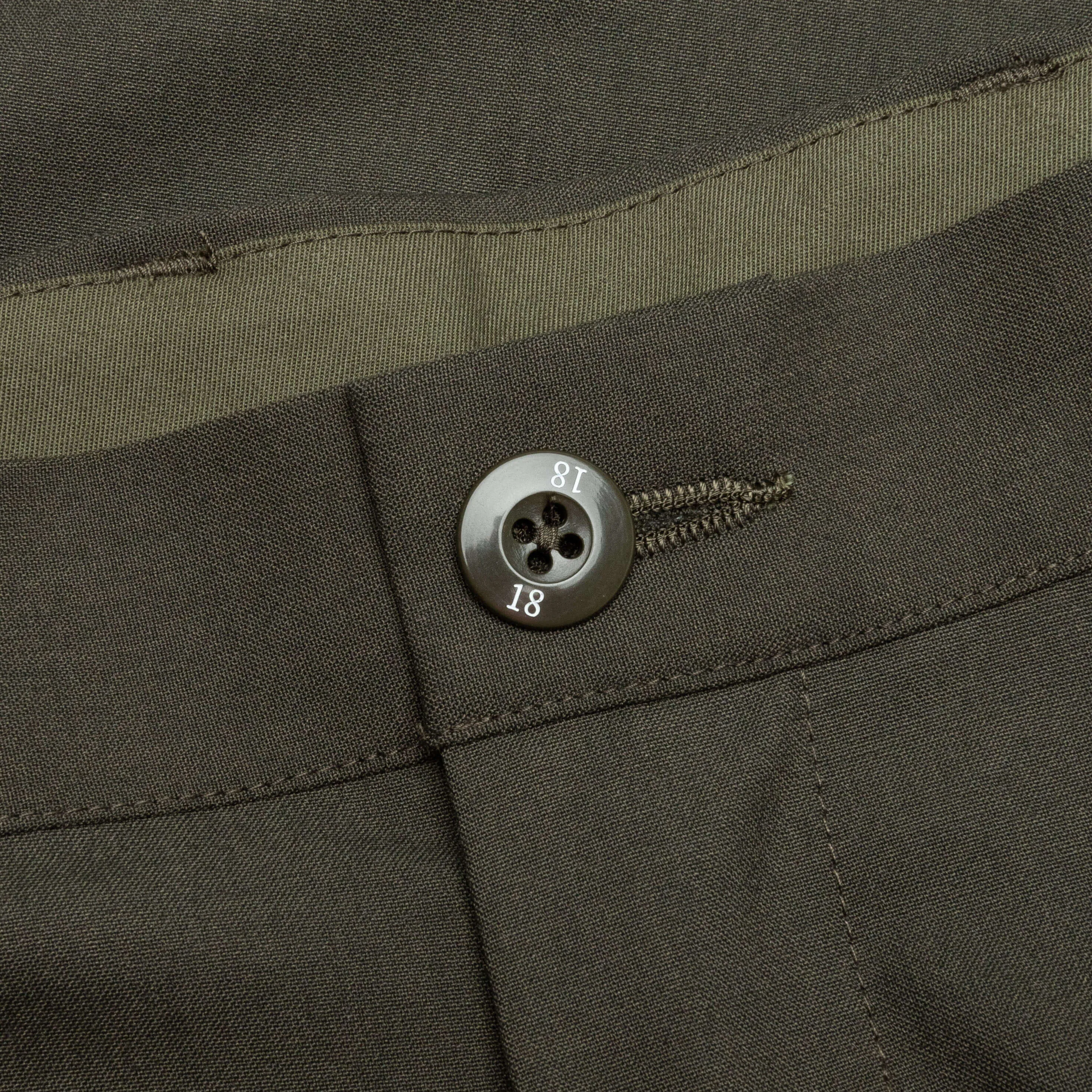 Tuck Pants - Olive Drab