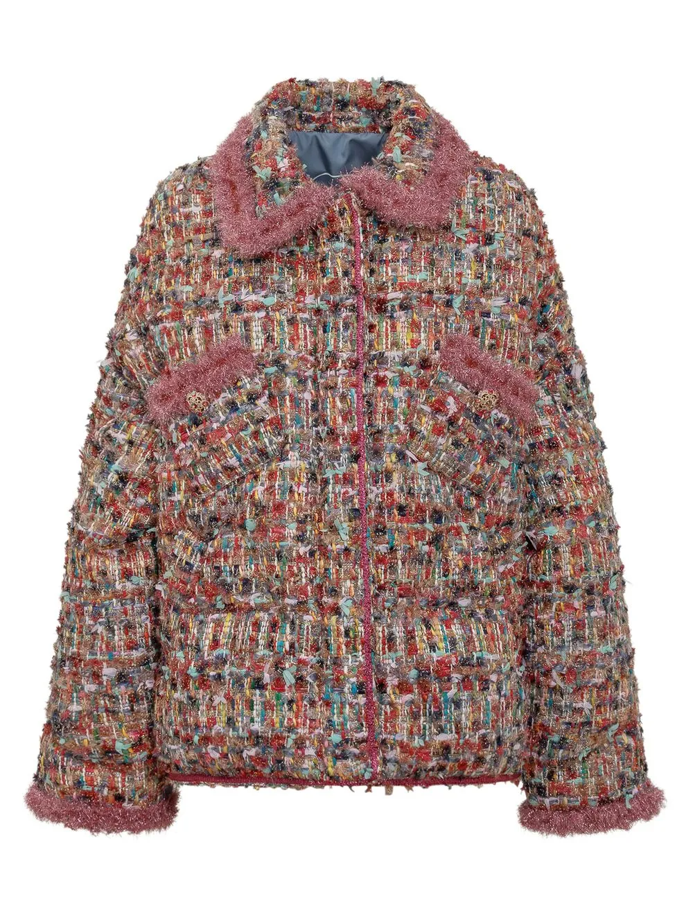 Tweed Down Jacket