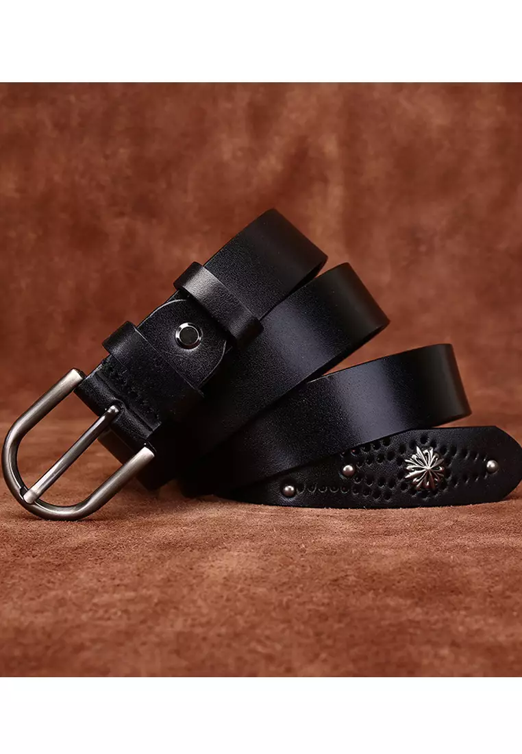 Twenty Eight Shoes Hardware Accessories Full Grain Leather Belt CP540