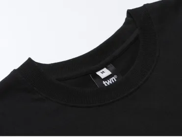 TWN  |Pullovers Unisex Studded Street Style U-Neck Cotton