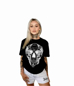 Unisex Geometric Skull Tee