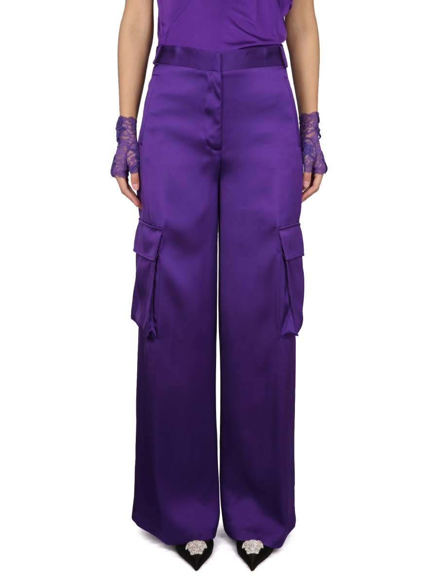 VERSACE    VISCOSE DUCHESSE PANTS