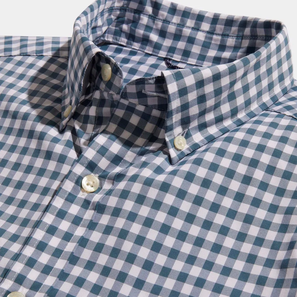 Vineyard Vines Gingham On-The-Go Long Sleeve Button Down Shirt