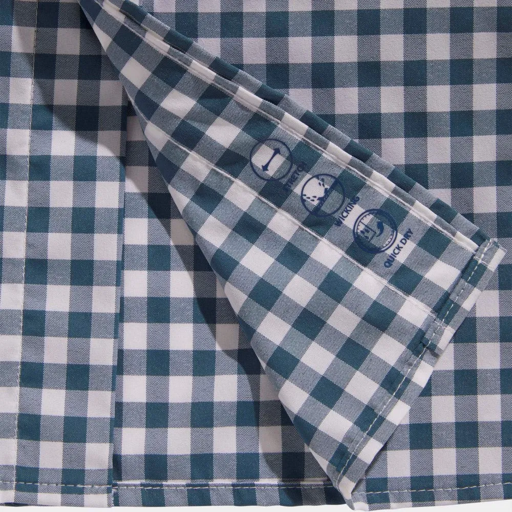 Vineyard Vines Gingham On-The-Go Long Sleeve Button Down Shirt