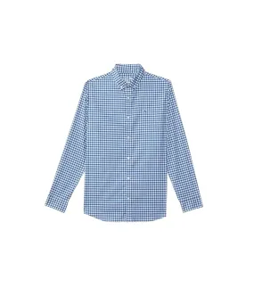 Vineyard Vines Kids Classic Fit Gingham On-The-Go Brrr Shirt (Little Kid)