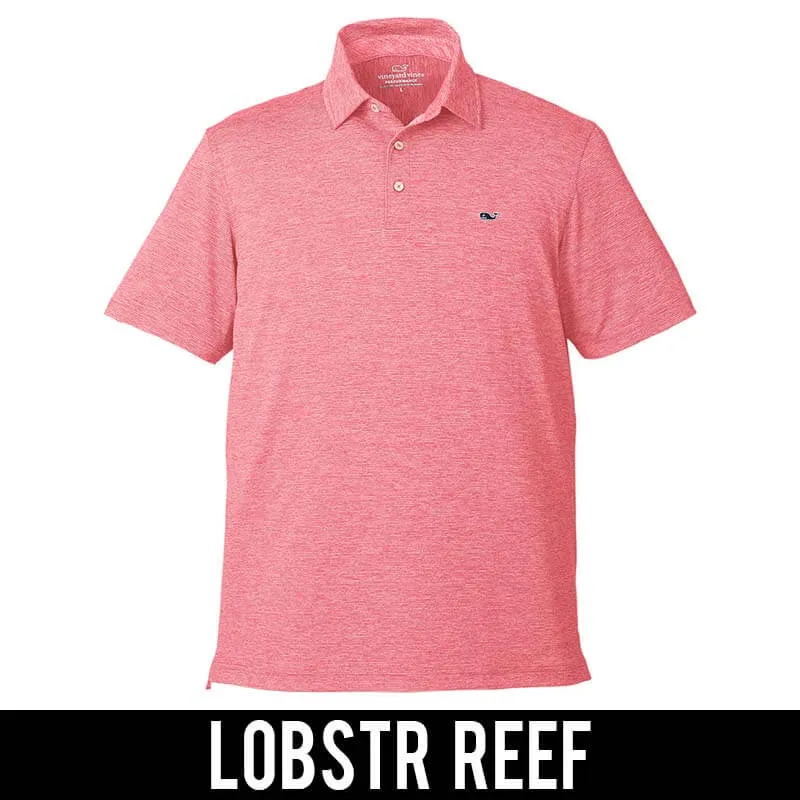 Vineyard Vines Men's Destin Stripe Sankaty Polo