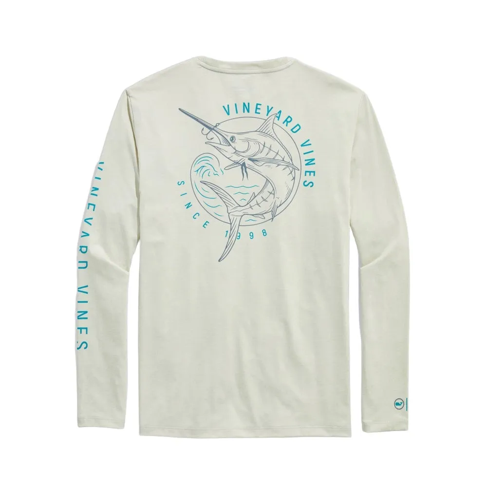 Vineyard Vines Mens Marlin Catch Long Sleeve T-Shirt