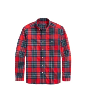 Vineyard Vines Mens Tartan Twill Long Sleeve Shirt