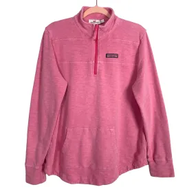 Vineyard Vines Pink Quarter Zip Pullover- Size L (see notes)