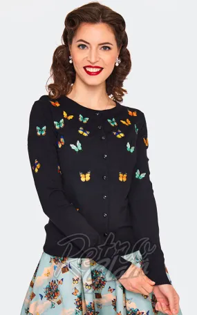 Voodoo Vixen Fluttering Butterfly Cardigan