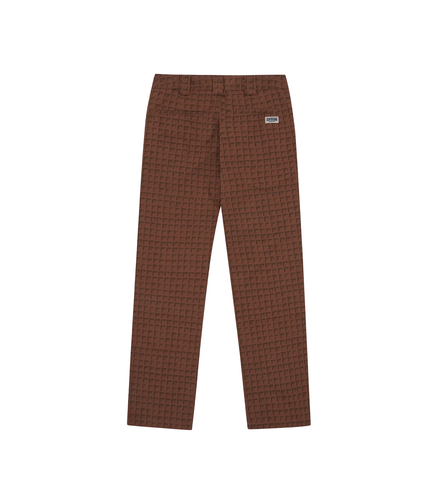 WAFFLE WORK PANTS - BROWN