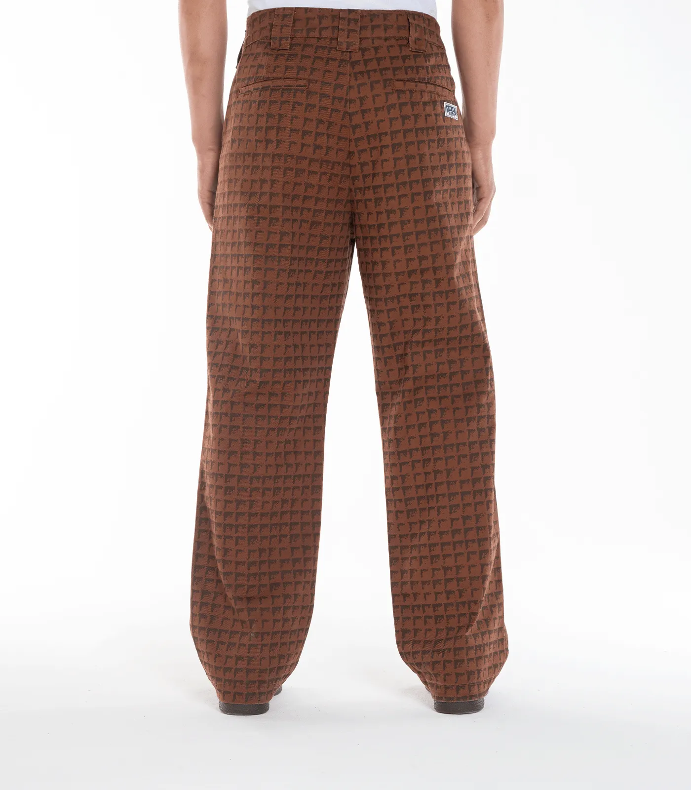 WAFFLE WORK PANTS - BROWN