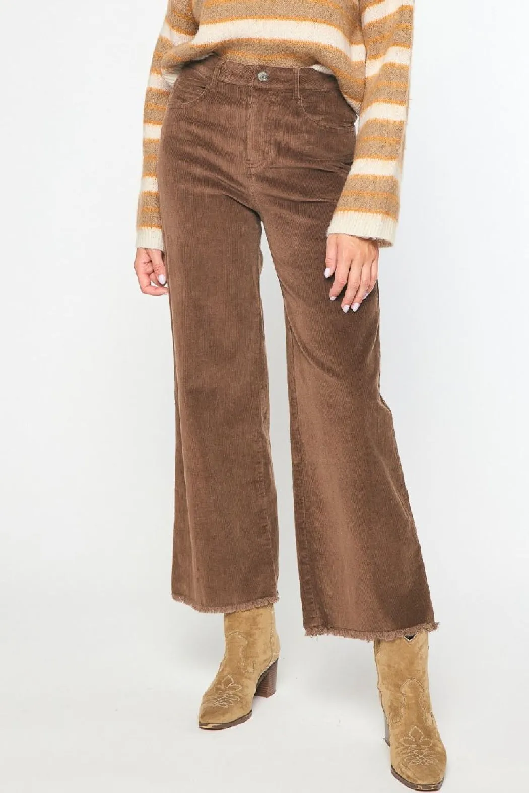 Wide Leg Corduroy Pants