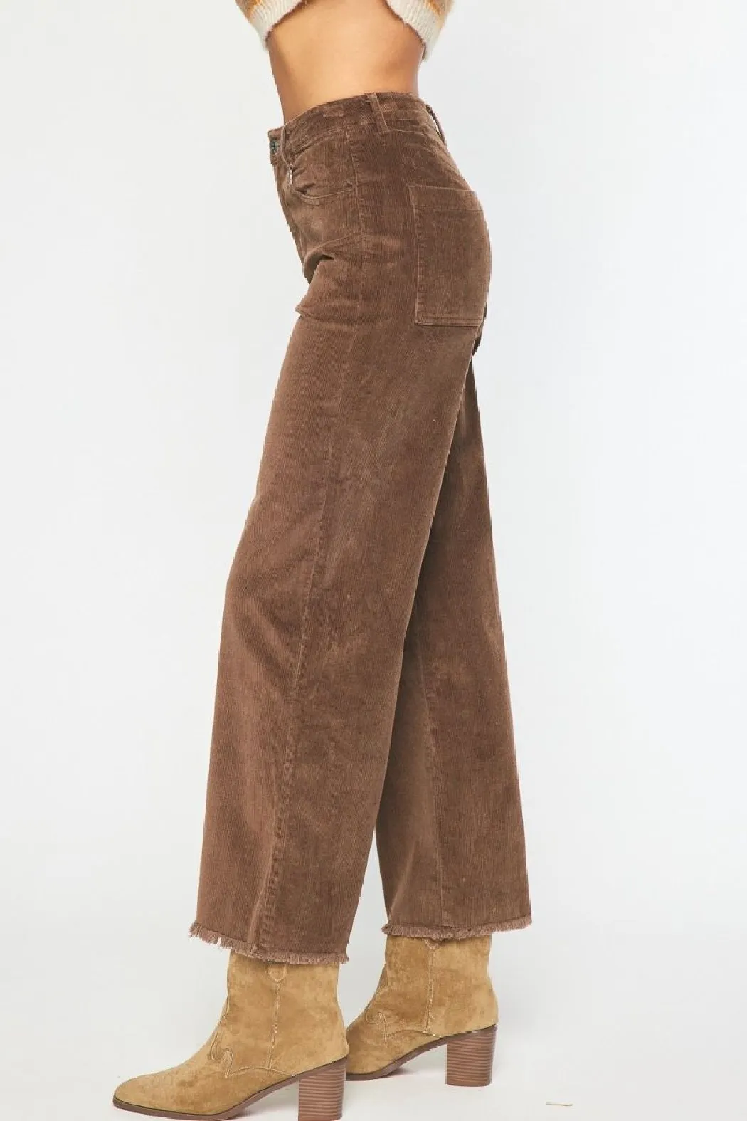 Wide Leg Corduroy Pants