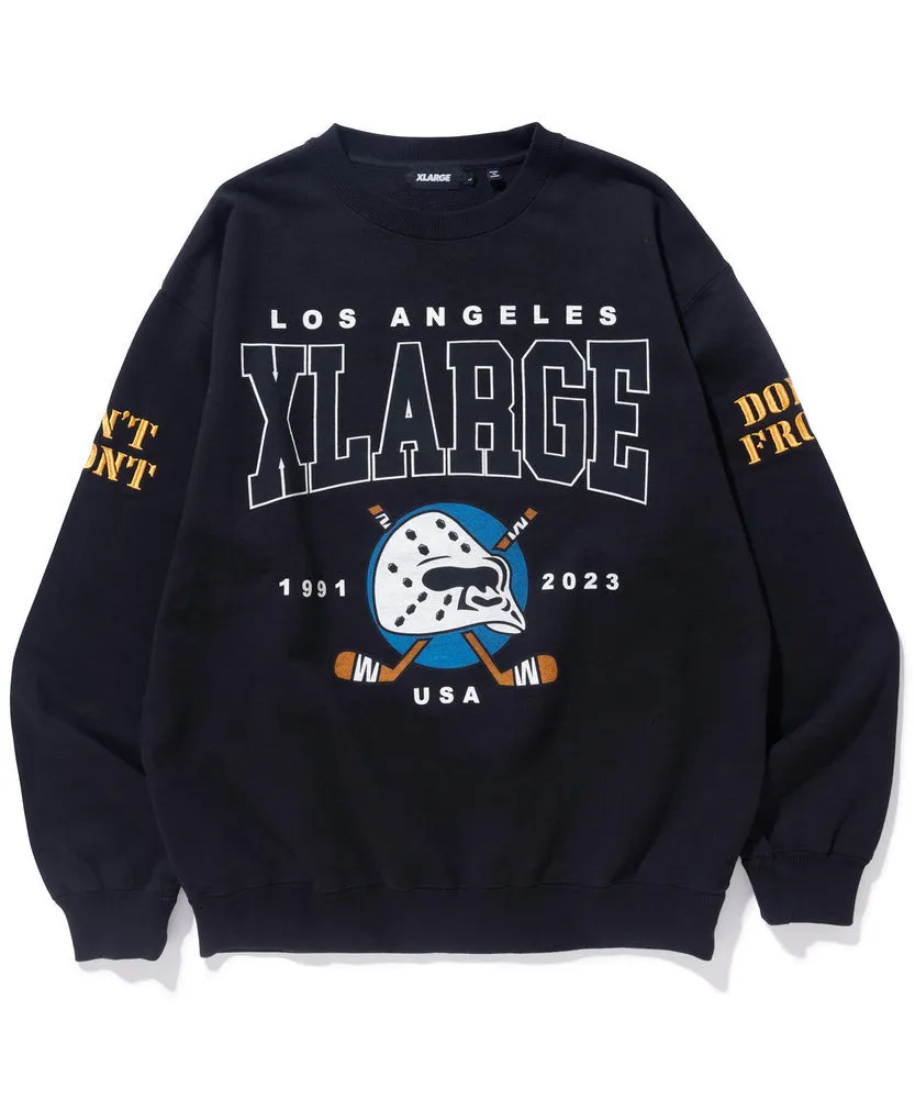 X-Large  |Crew Neck Unisex Street Style Collaboration Long Sleeves