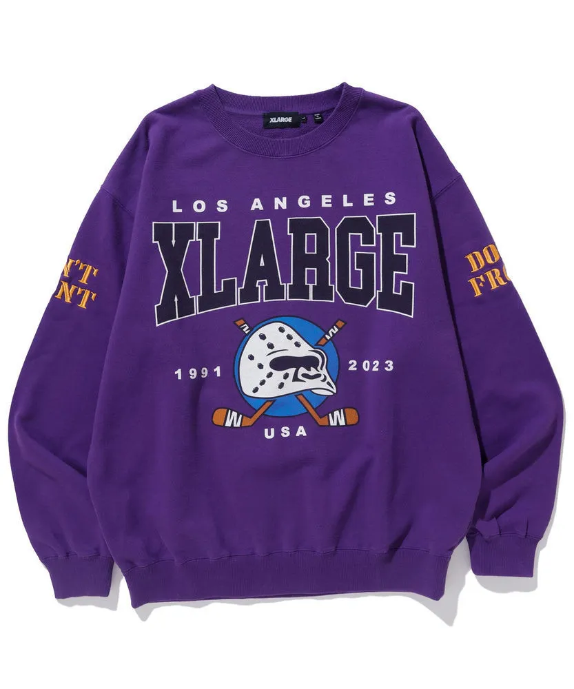 X-Large  |Crew Neck Unisex Street Style Collaboration Long Sleeves