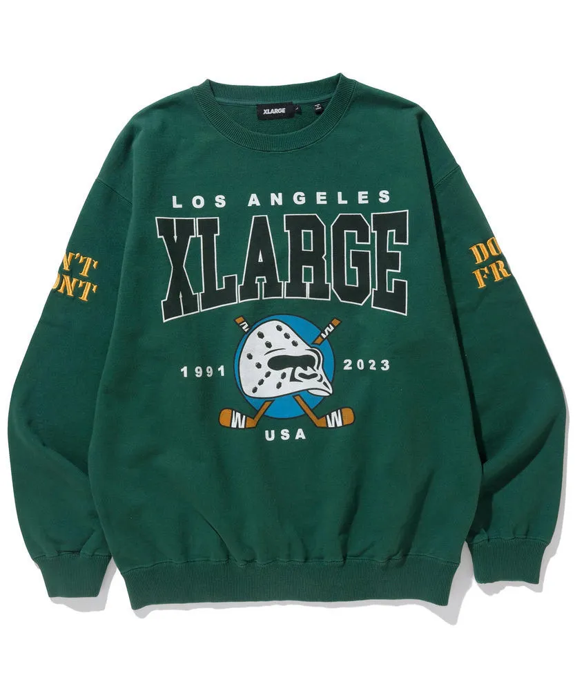 X-Large  |Crew Neck Unisex Street Style Collaboration Long Sleeves