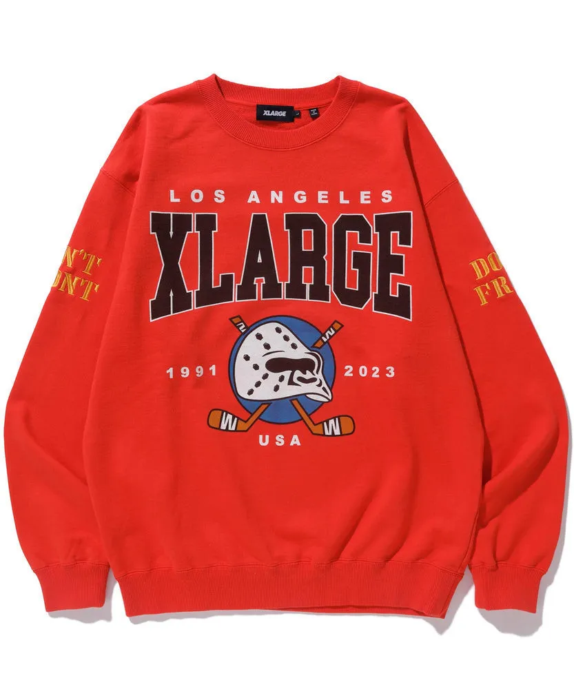 X-Large  |Crew Neck Unisex Street Style Collaboration Long Sleeves