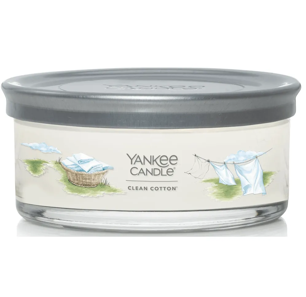 Yankee Candle Signature 5 Wick Tumbler Clean Cotton