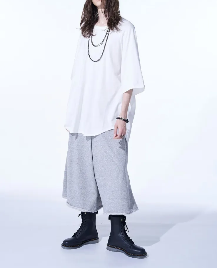 Yohji Yamamoto  |Pullovers Unisex Street Style U-Neck Plain Cotton