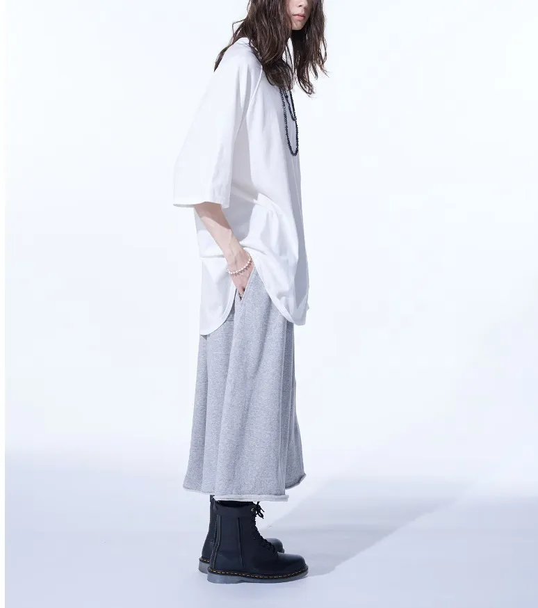 Yohji Yamamoto  |Pullovers Unisex Street Style U-Neck Plain Cotton