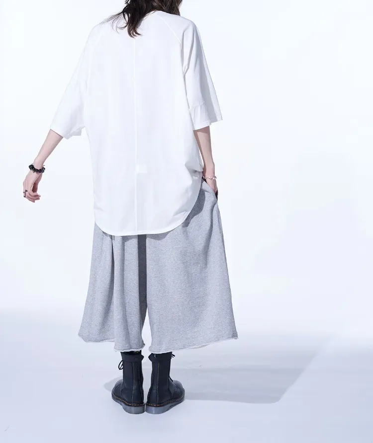 Yohji Yamamoto  |Pullovers Unisex Street Style U-Neck Plain Cotton